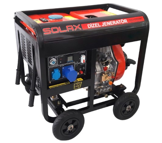 Генератор дизельний SOLAX 3 фази (220/380В), 7,5кВт, (SDJ11000ME3)